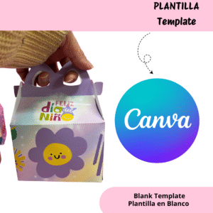 Plantilla Editable en Canva Cajita Feliz