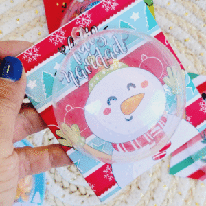 Tarjeta Porta Esfera Acrilica