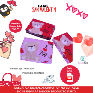 BOX DULCERO SAN VALENTIN