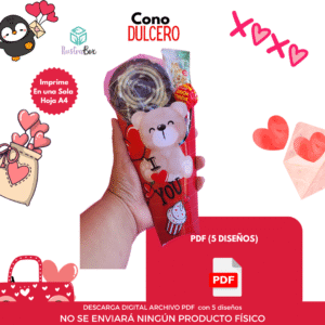 CONO DULCERO SAN VALENTIN